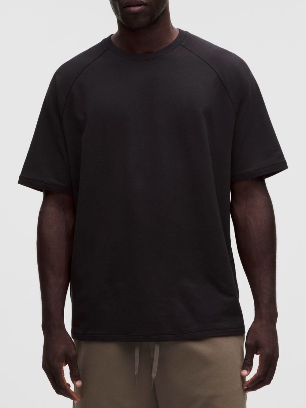 lululemon athletica Black Short-Sleeve Crewneck Tee